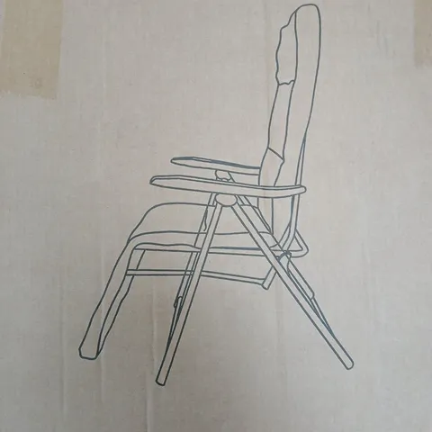 TORQUAY CUSHIONED SUN LOUNGER - COLLECTION ONLY