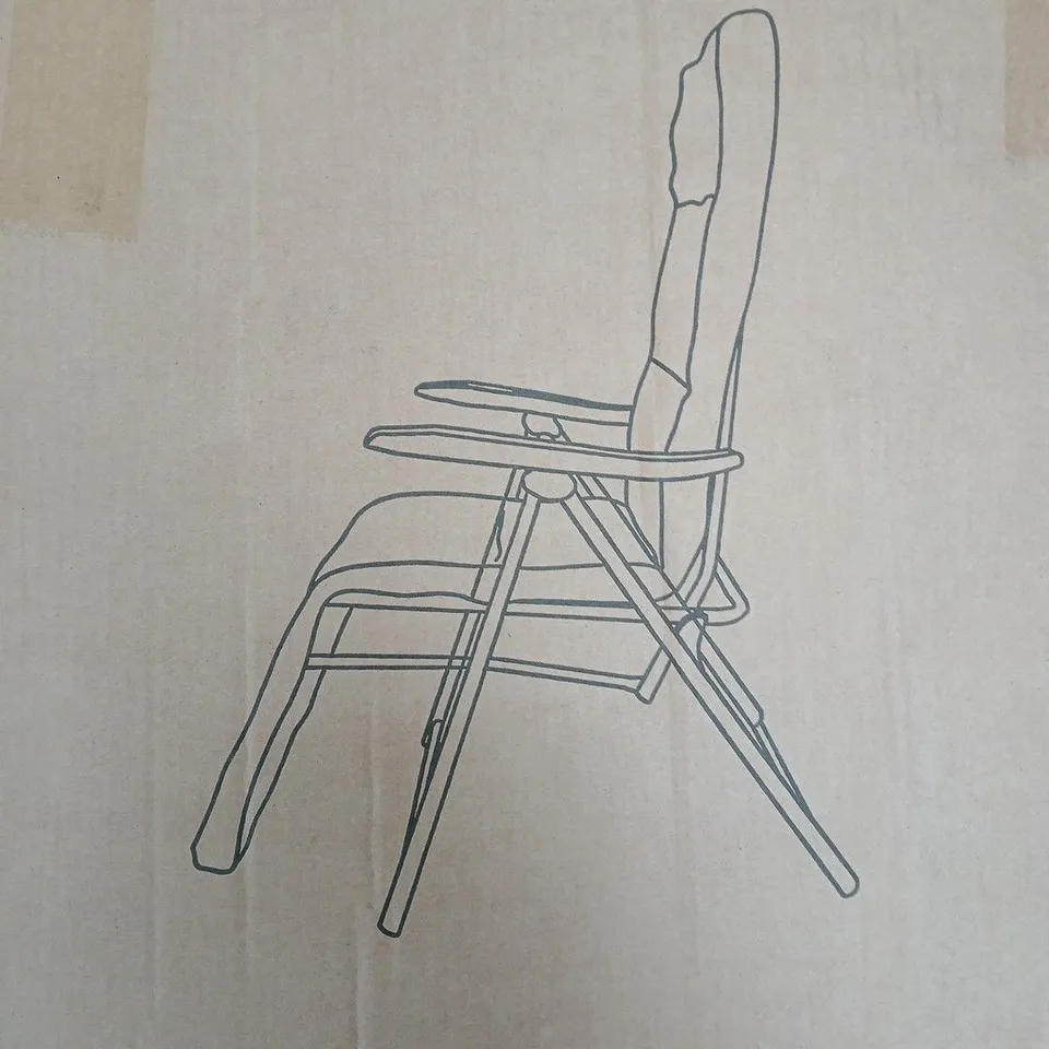 TORQUAY CUSHIONED SUN LOUNGER - COLLECTION ONLY