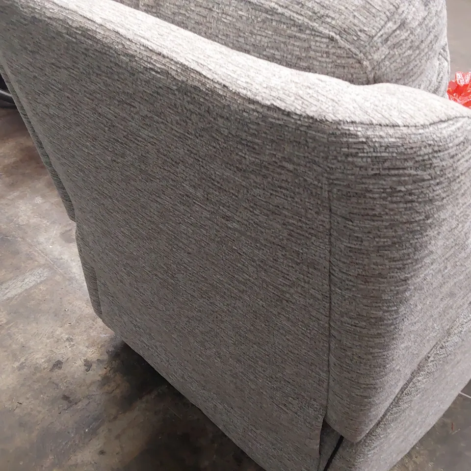 QUALITY BRITISH DESIGNER G PLAN KINGSBURY POWER RECLINING EASY CHAIR SEA STONE FABRIC 