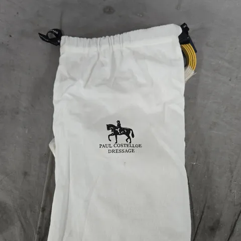 PAUL COSTELLOE DRESSAGE YELLOW LEATHER CROSSBODY BAG