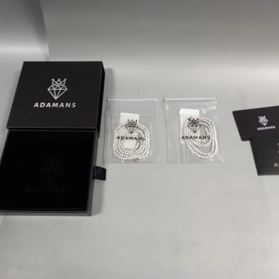 BOXED ADAMANS JEWELLED BRACELET X2 