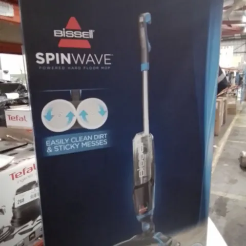 BOXED BISSELL SPIN WAVE POWERED HARD FLOOR MOP