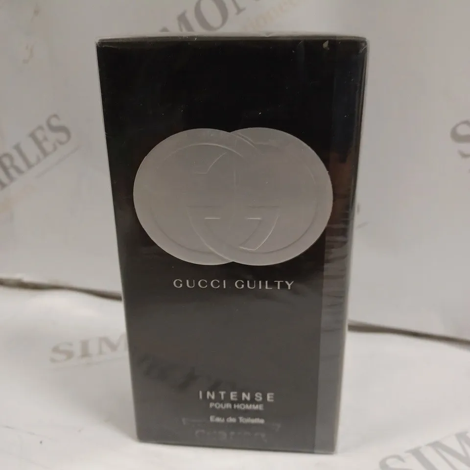 BOXED AND SEALED GUCCI GUILTY INTENSE POUR HOMME EAU DE TOILETTE 90ML