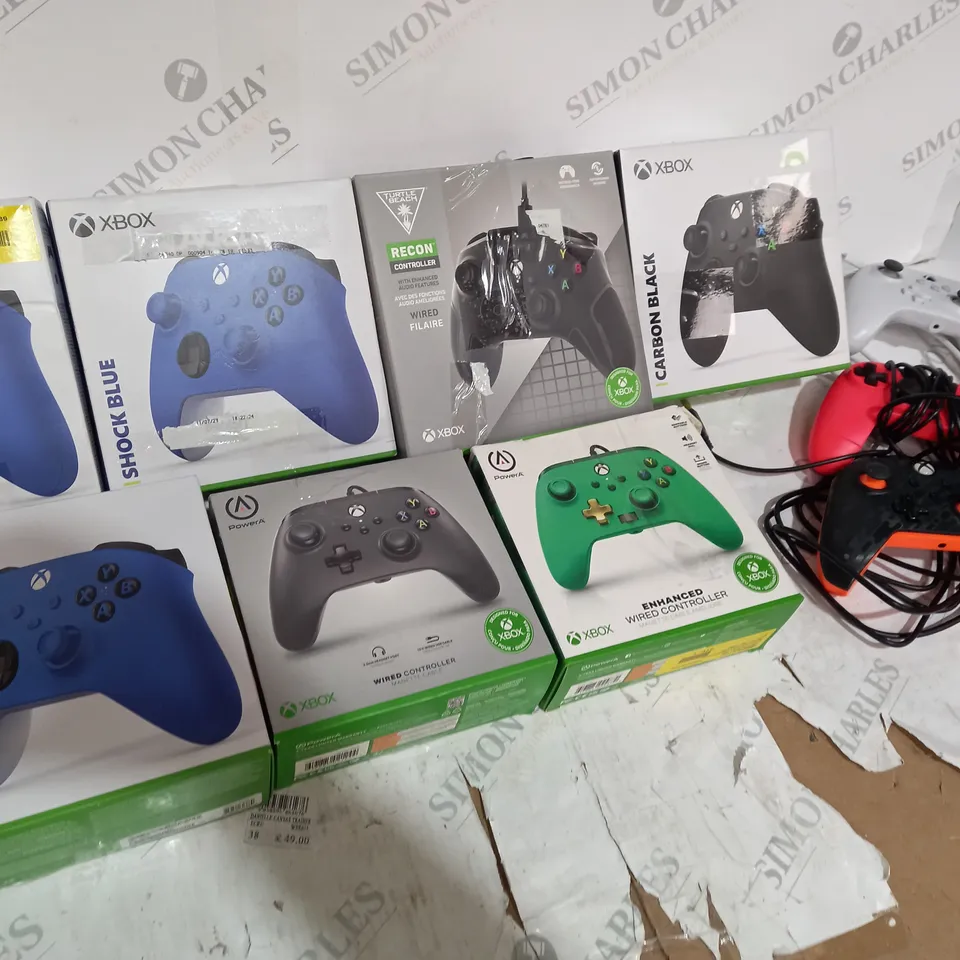 12 BOXED AND UNBOXED CONTROLLERS RANGE OF COLOURS 