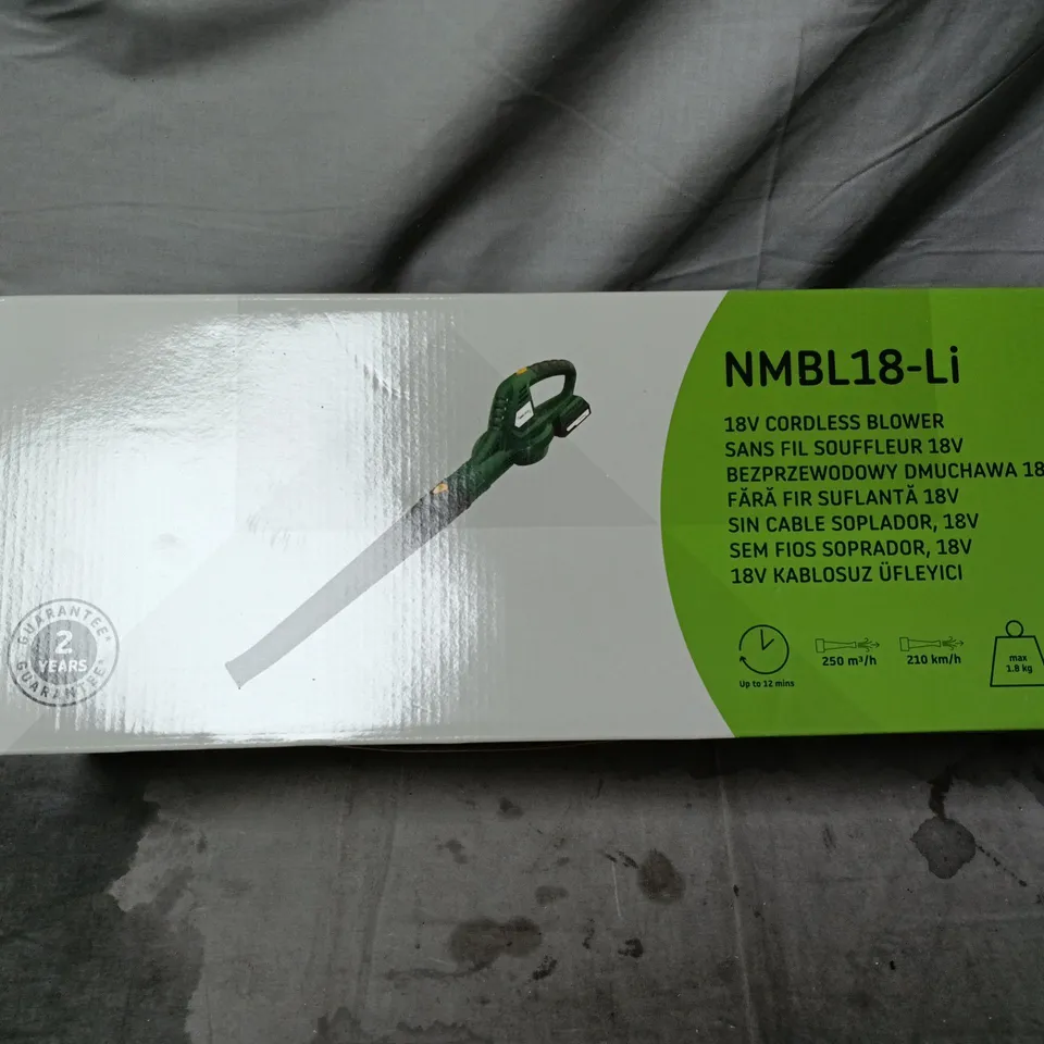 NMBL18-LI 18V CORDLESS BLOWER WITH LONG NOZZLE – GARDEN TOOL