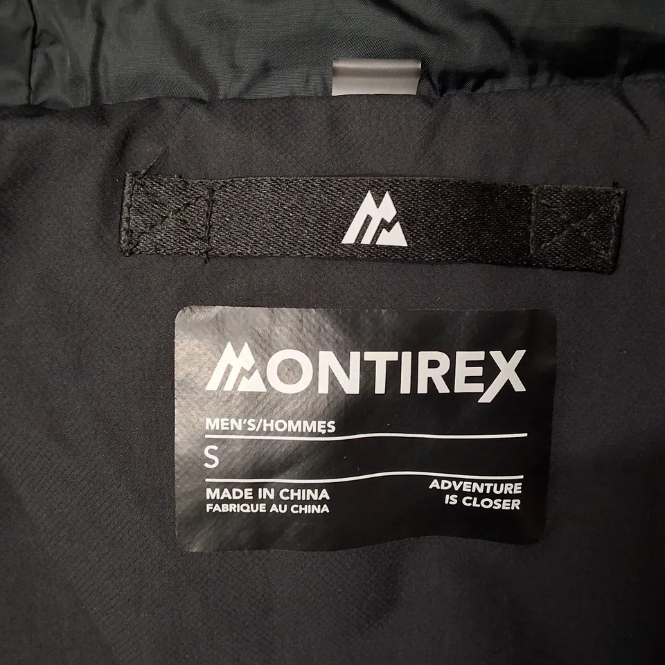 MONTIREX MEN'S PUFFER JACKET - BLACK, UK SIZE S