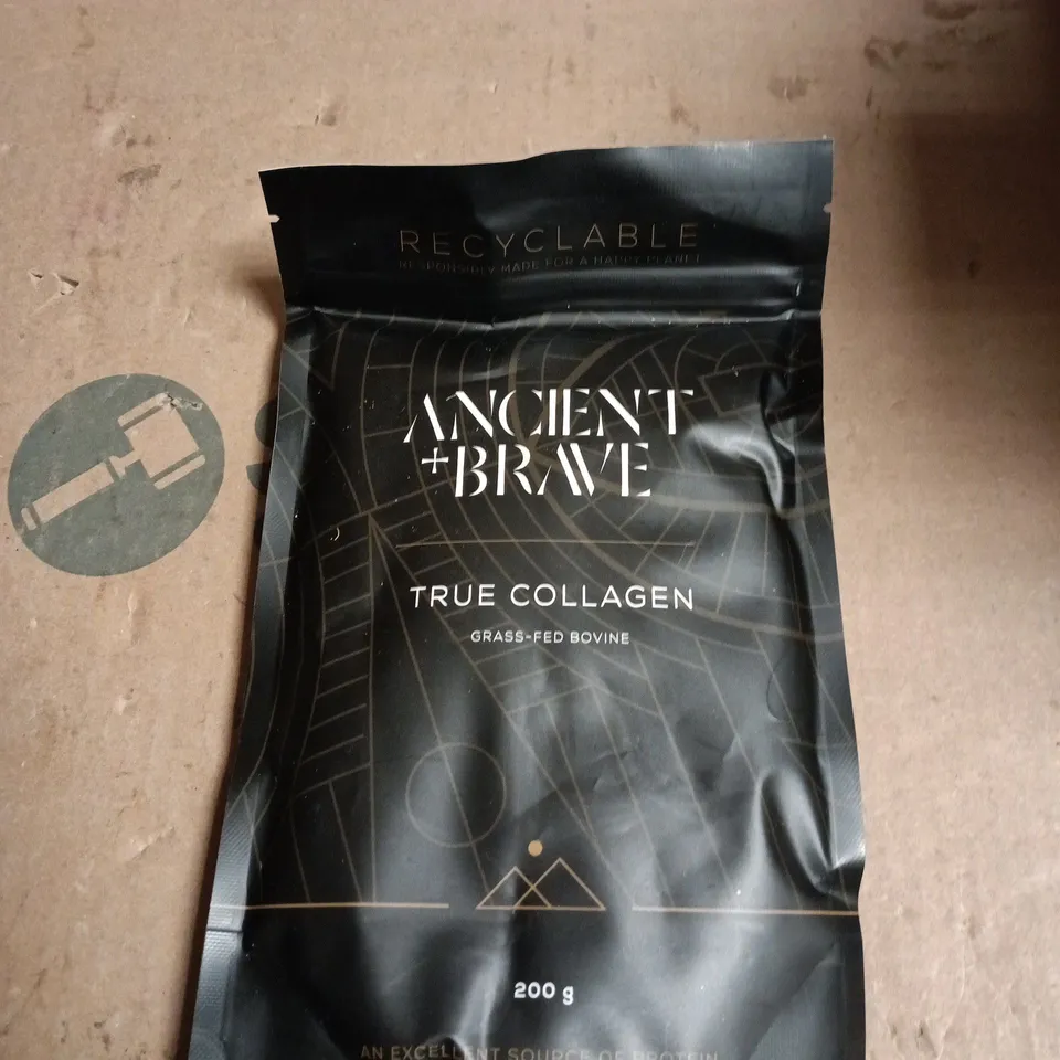 ANCIENT + BRAVE TRUE COLLAGEN POWDER – GRASS-FED BOVINE, 200 G - BEST BEFORE 11/2028