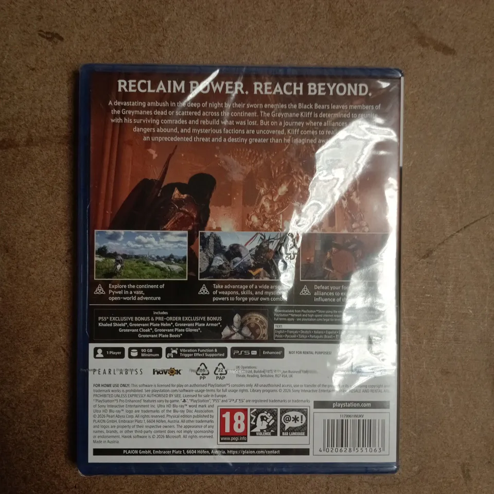 SEALED CRIMSON DESERT DAY ONE EDITION PLAYSTATION 5 VIDEO GAME