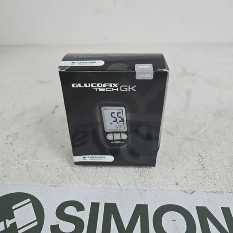 GLUCOFIX GK BLOOD GLUCOSE METER – BOXED