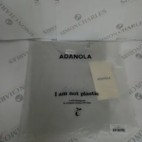 BAGGED ADANOLA WASHED SHORT SLEEVE T-SHIRT SIZE S