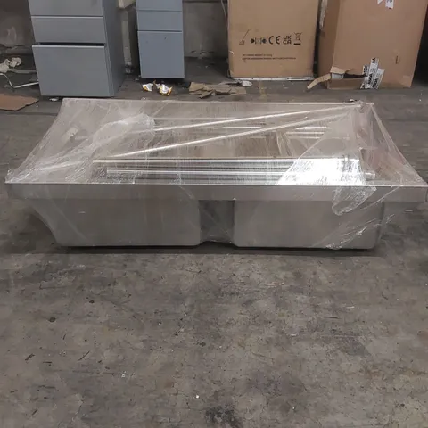 STAINLESS STEEL DOUBLE BOWL COMMERCIAL KITCHEN SINK