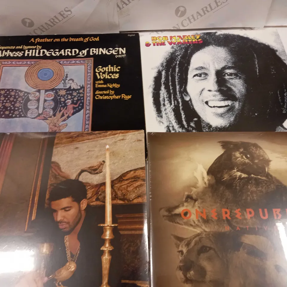 LOT OF 10 ASSORTED VINYL RECORDS TO INCLUDE ONE REPUBLIC, BAD BRAINS AND SCORPIONS