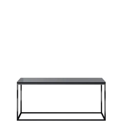 BRAND NEW BOXED HELIO COFFEE TABLE GREY/GLASS 24WXJW99