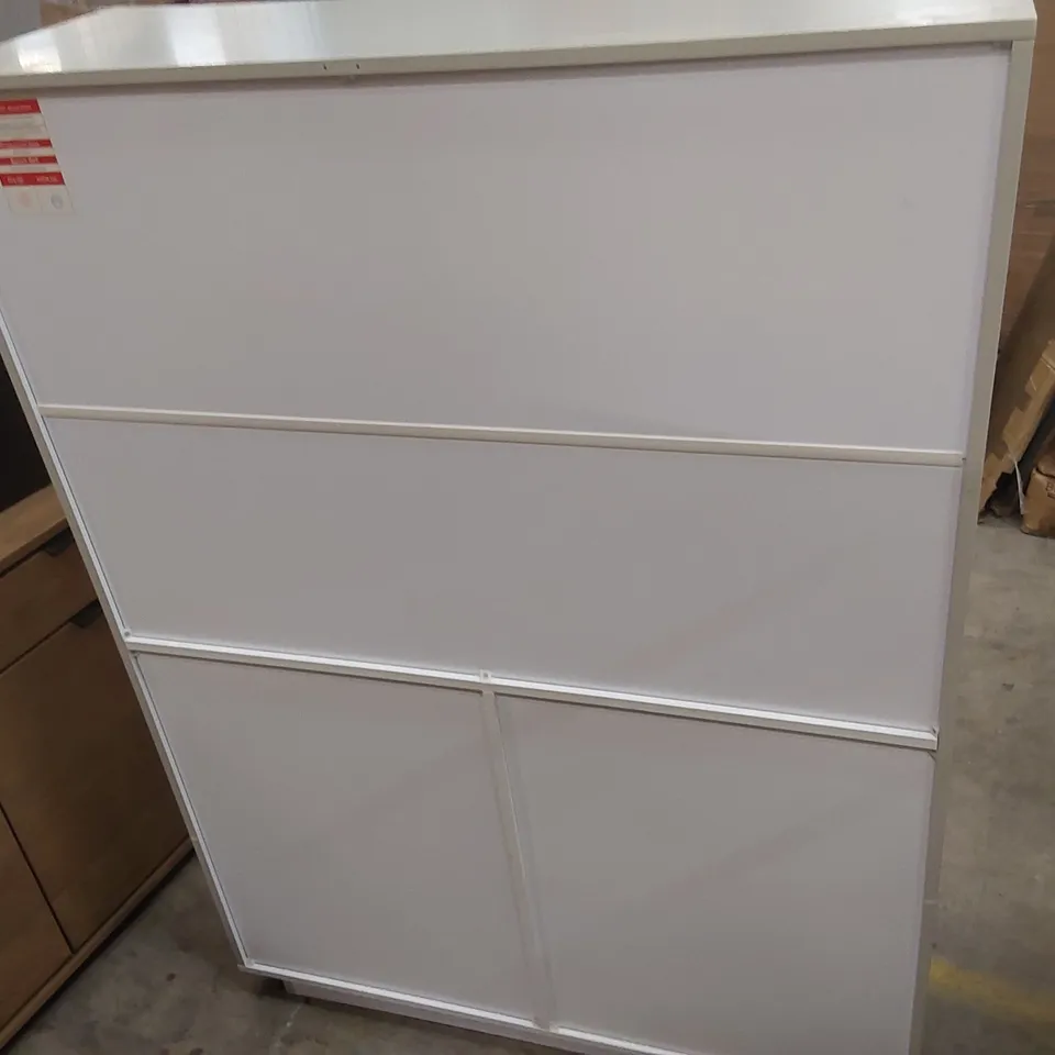LAZZARO DISPLAY UNIT WITH LED LIGHTS – GREY