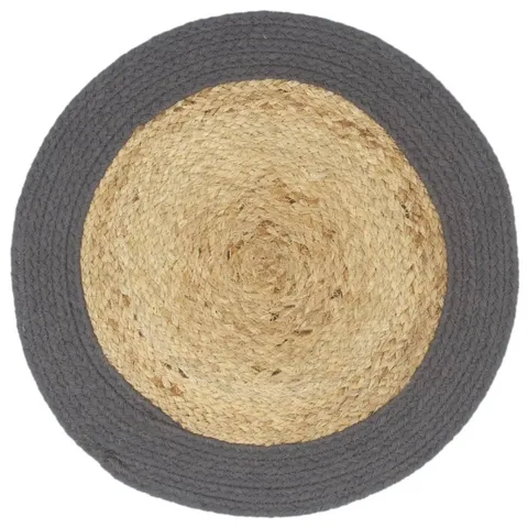 BOXED FERRY SOLID COLOUR ROUND PLACEMAT (SET OF 6)