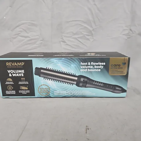 BOXED REVAMP VOLUME AND WAVE CERAMIC HOT BRUSH BR-1350X-GB