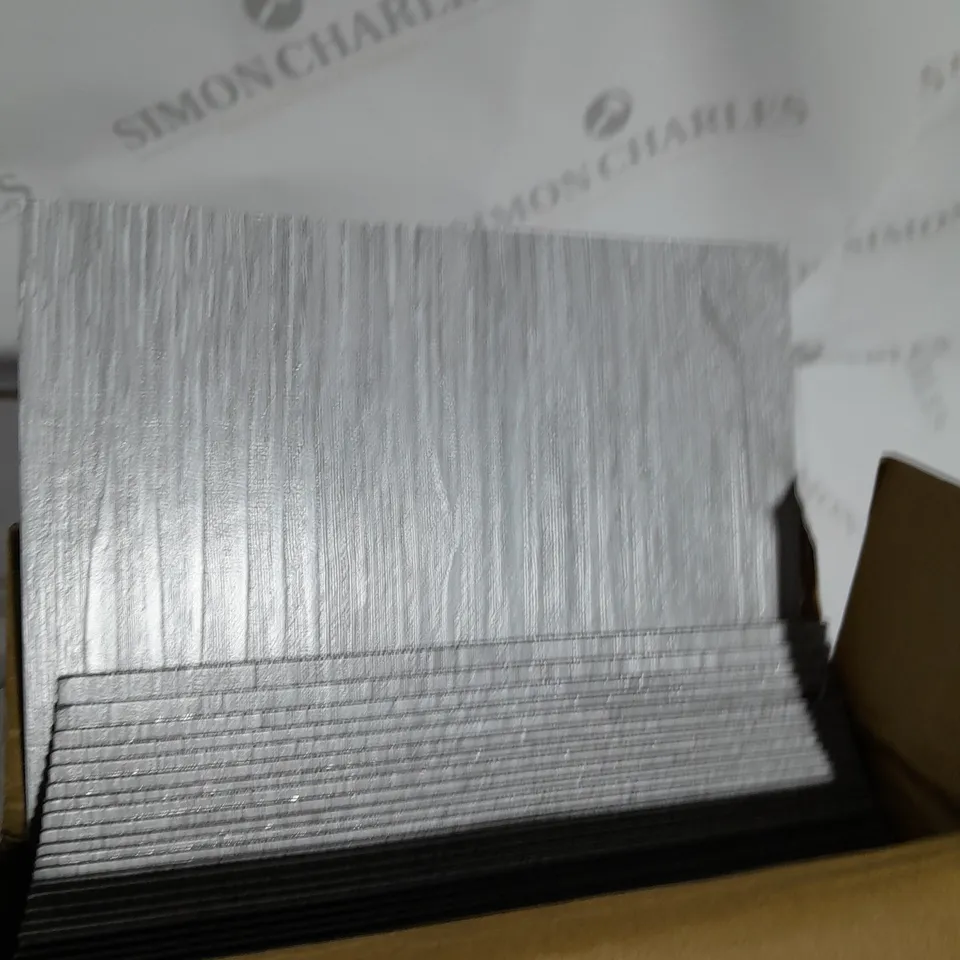 BOX OF APPROXIMATELY 15 SHEETS OF LINEAL - GREY 