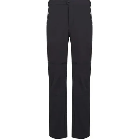 REGATTA MOUNTAIN Z/O TRS BLACK/ASH HIKING TROUSERS SIZE 44"