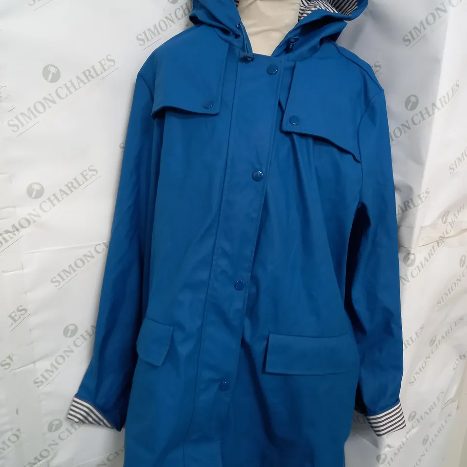 PAPAYA OUTERWEAR WATERPROOF COAT IN BLUE - SIZE 20