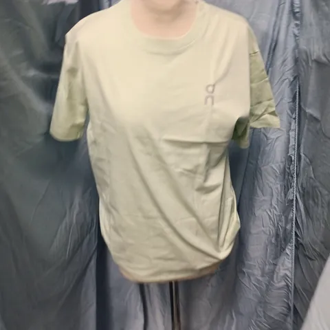 ON RUNNING T-SHIRT – SAGE GREEN, SIZE S
