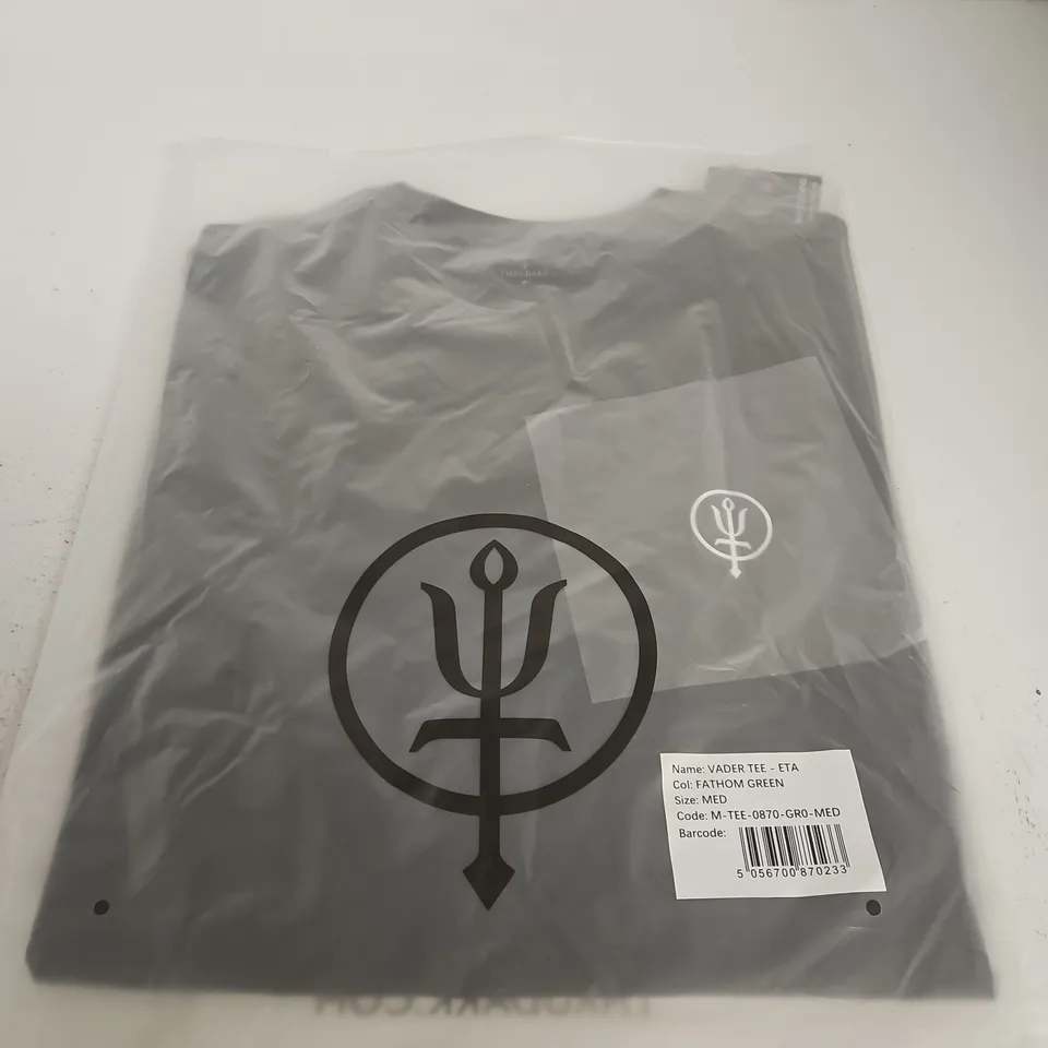 THRUDARK VADER TEE ETA – FATHOM GREEN, UK MEDIUM (MED)