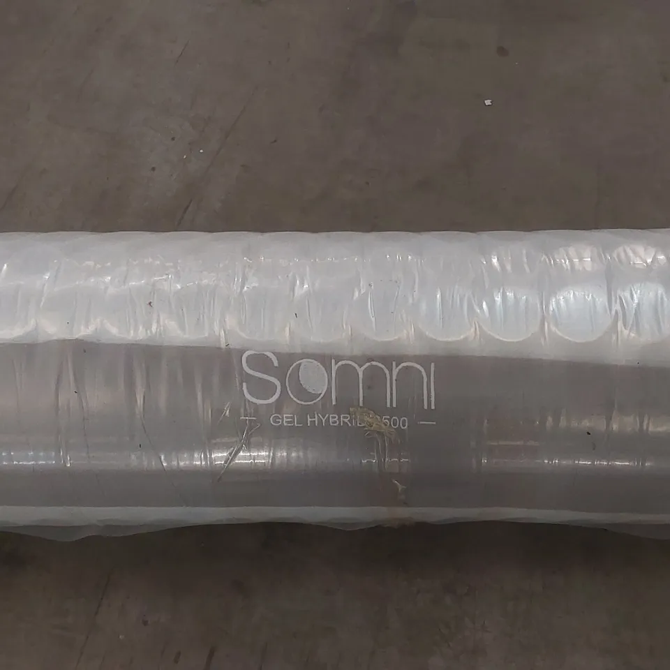 BRAND NEW BAGGED AND ROLLED SOMNI GEL HYBRID 2500 MATTRESS - 4FT SMALL DOUBLE