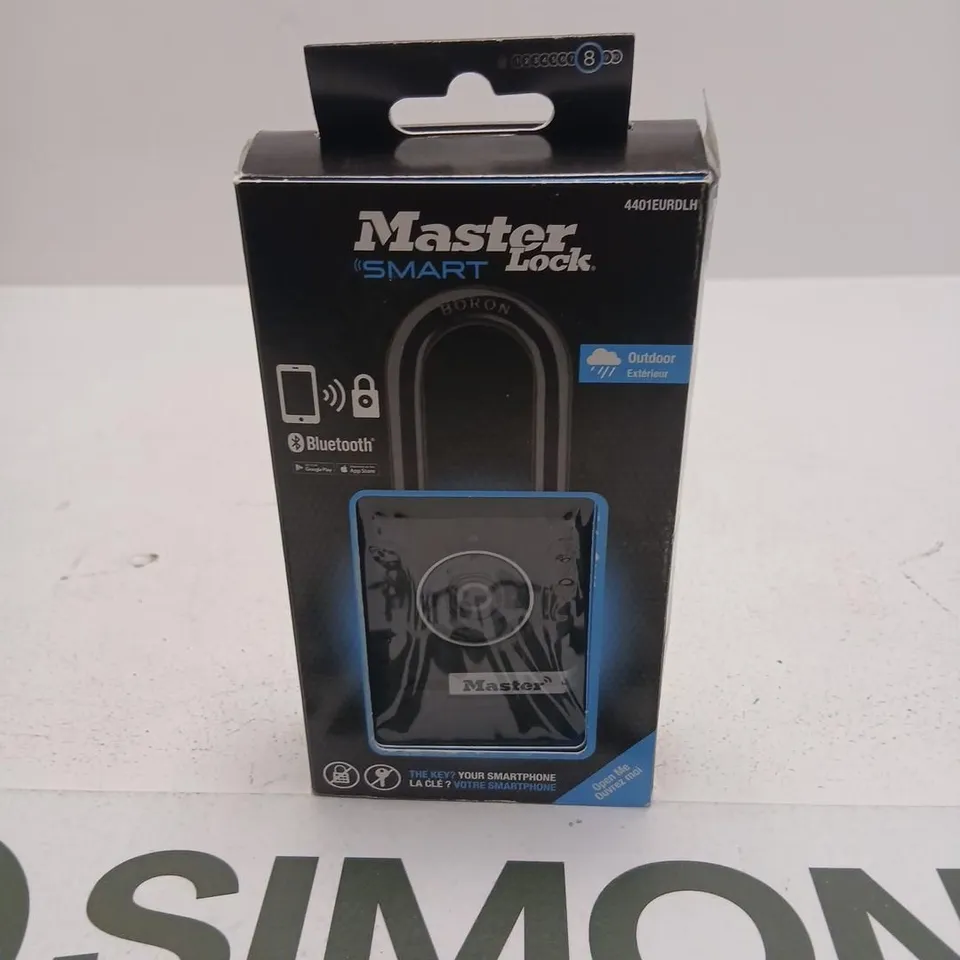 MASTER LOCK SMART PADLOCK 4401EURDLH – OUTDOOR, BLUETOOTH (BOXED)