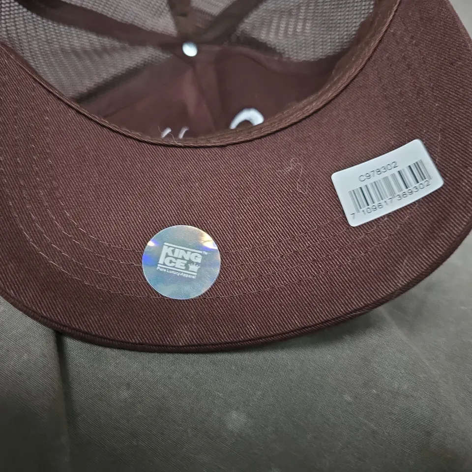 KING ICE ORIGINAL SNAPBACK CAP – BROWN OWL EMBROIDERED TRUCKER HAT 