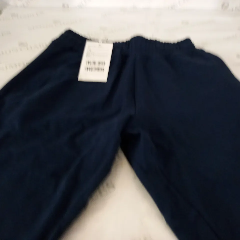 GYMSHARK REACT SLIM JOGGERS IN NAVY - SMALL