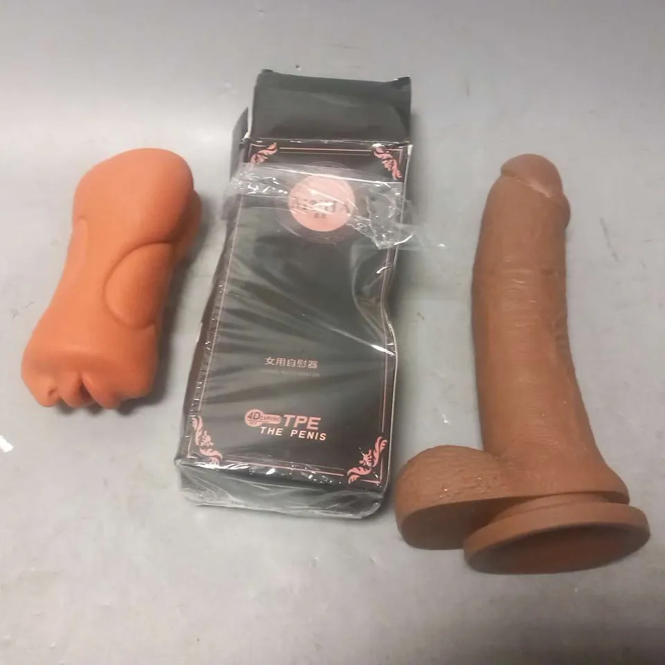 ASSORTED ADULT THEMED TOYS AND ACCESSORIES