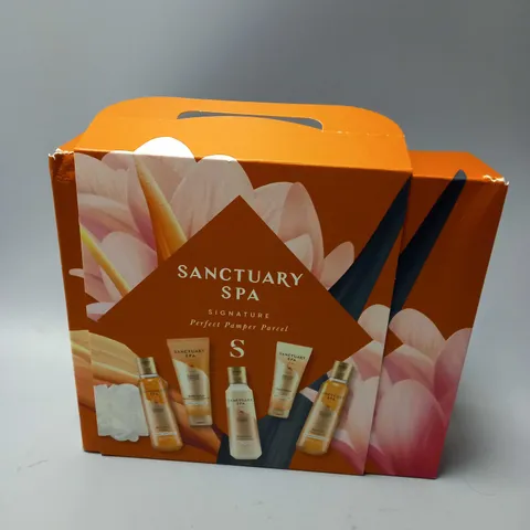 BOXED SANCTUARY SPA SIGNATURE PERFECT PAMPER PARCEL GIFT SET