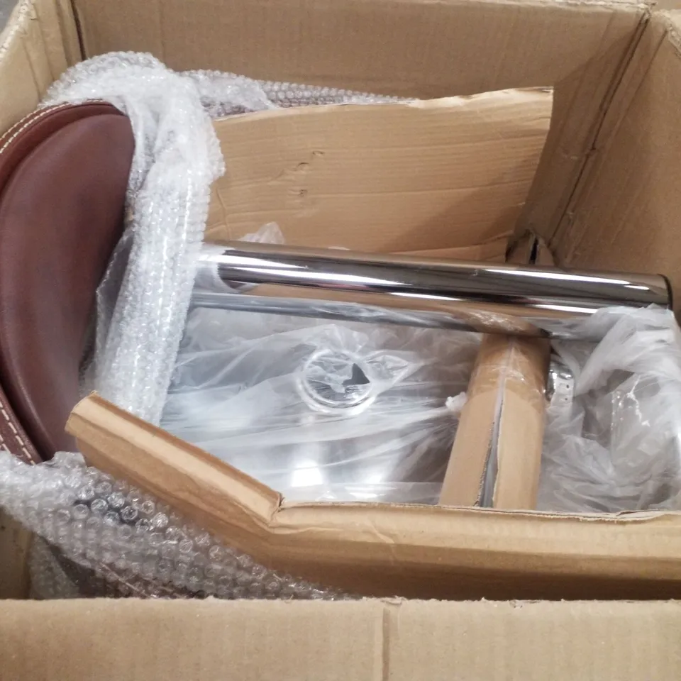 BOXED MONACO BAR STOOL - NOUGAT 