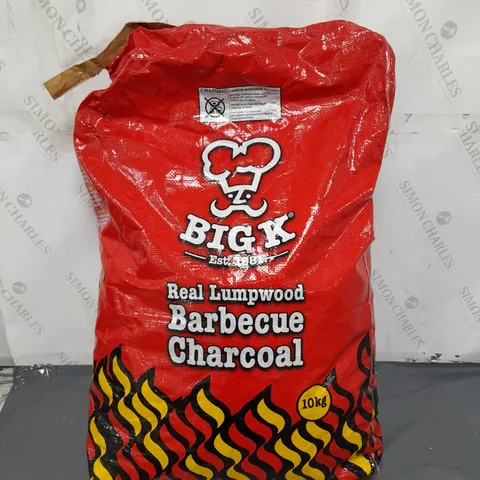 BIG K 10KG REAL LUMPWOOD BARBECUE CHARCOAL