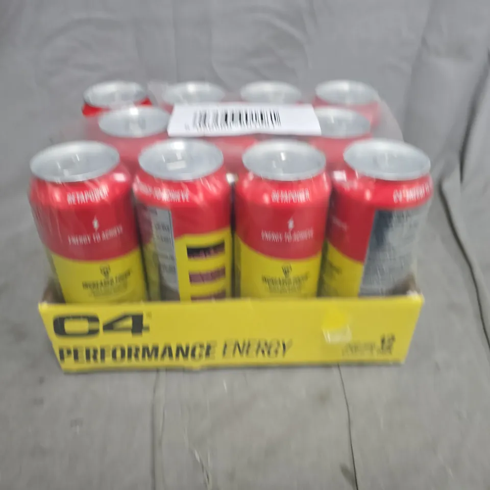 CASE OF 12 C4 PERFORMANCE ENERGY DRINK - 500ML