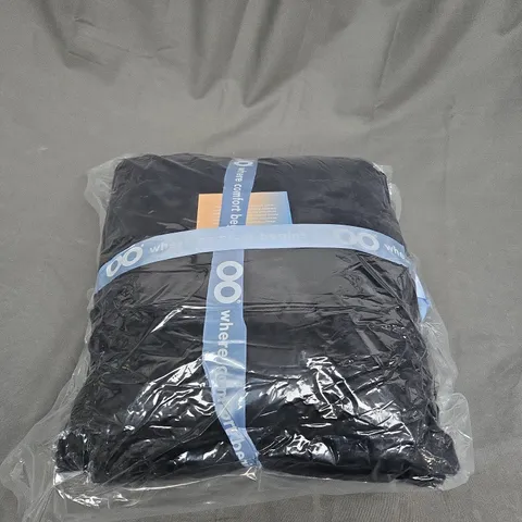 SEALED OODIE HOODED OVERSIZED BLANKET - BLACK