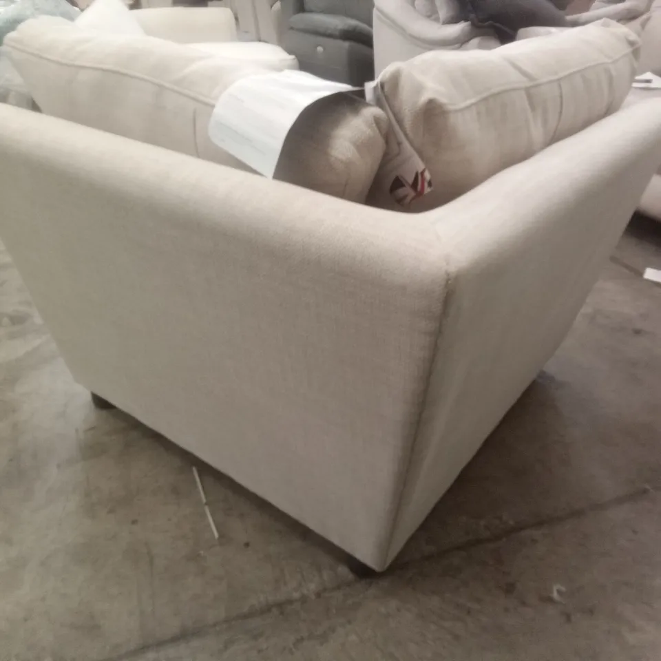 DESIGNER LOUNGE.CO MADE HERMIONE CORNER SOFA - DOVE CLOUD FABRIC 