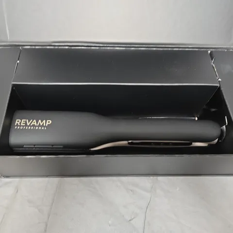 REVAMP ENIGMA ION RADIANCE HAIR STRAIGHTENER – BOXED
