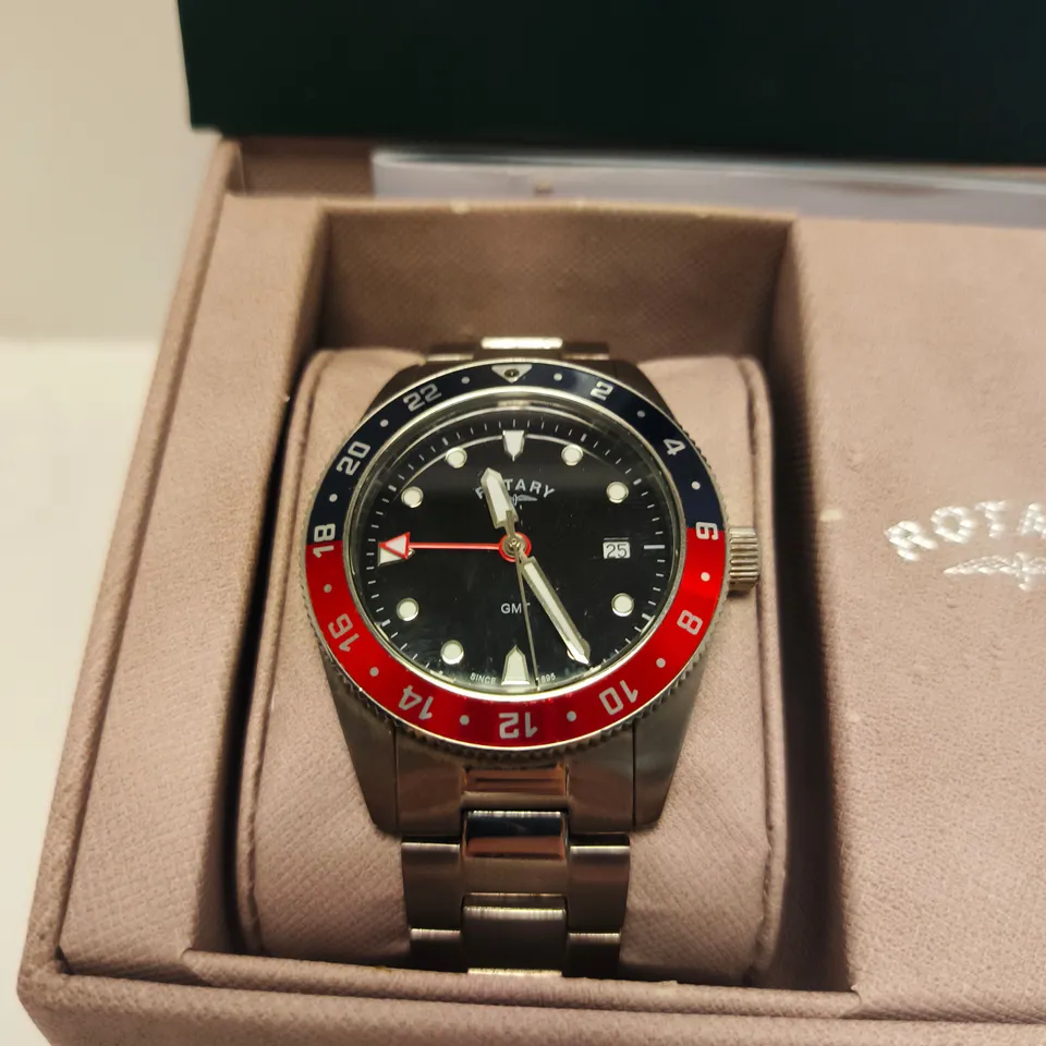 BOXED ROTARY MENS BRACELET WATCH HENLEY