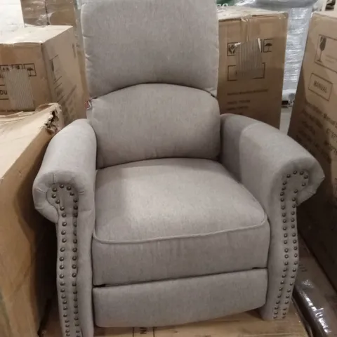 DESIGNER FABRIC PUSH BACK RECLINER CHAIR 