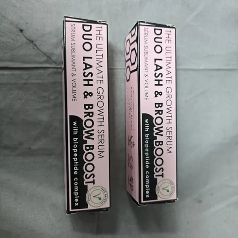 2 XTHE ULTIMATE GROWTH SERUM DUO LASH & BROW BOOST 