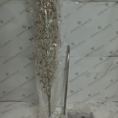 BOXED ALISON CORK PRE LIT JEWELED TREE IN SILVER - COLLECTION ONLY