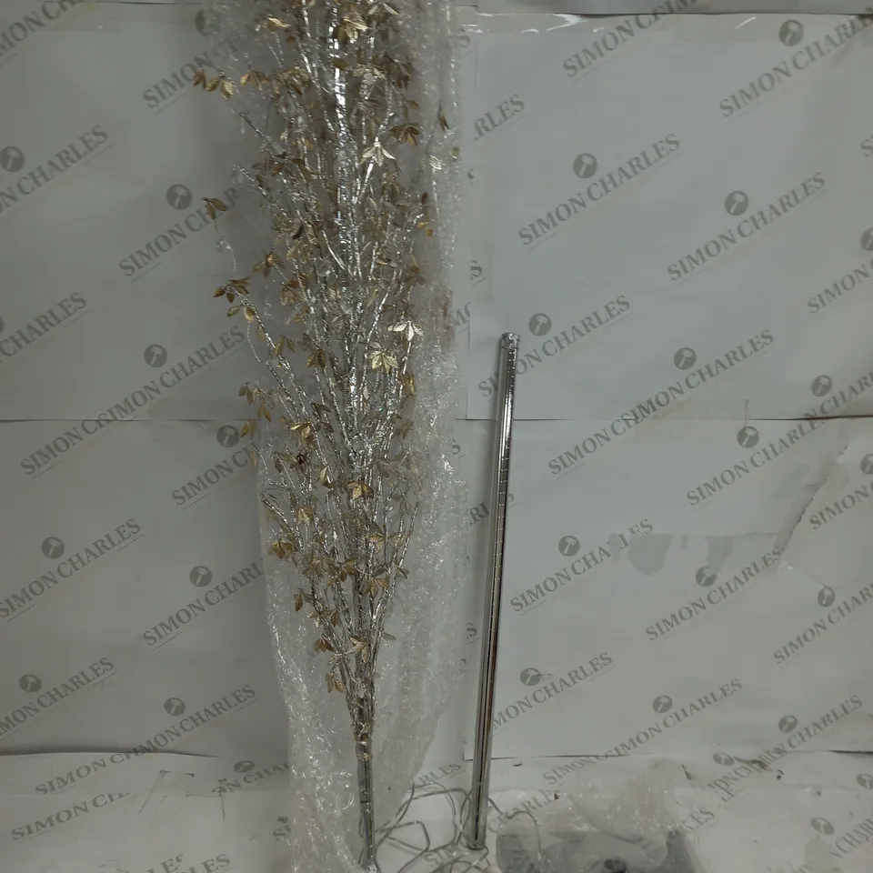 BOXED ALISON CORK PRE LIT JEWELED TREE IN SILVER - COLLECTION ONLY