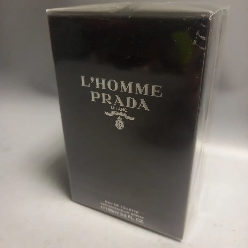 BOXED AND SEALED PRADA MILANO L'HOMME EAU DE TOILETTE 100ML