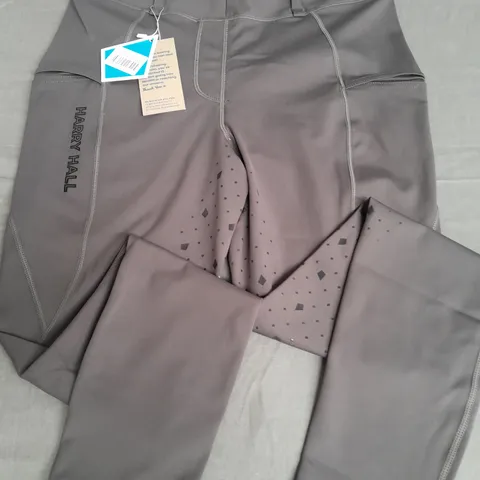 HARRY HALL RECYCLED RIDING TIGHTS IN CHARCOAL - 30