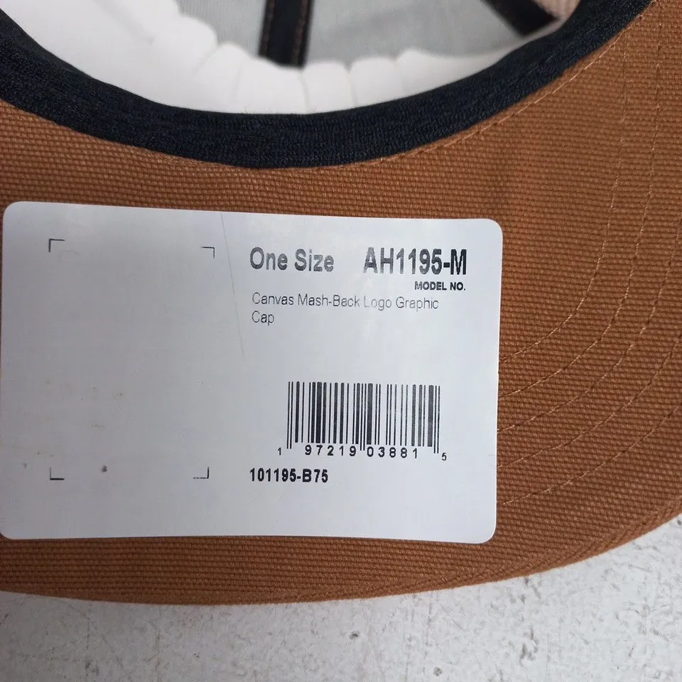 CARHARTT CANVAS MASH-BACK LOGO GRAPHIC CAP – ONE SIZE