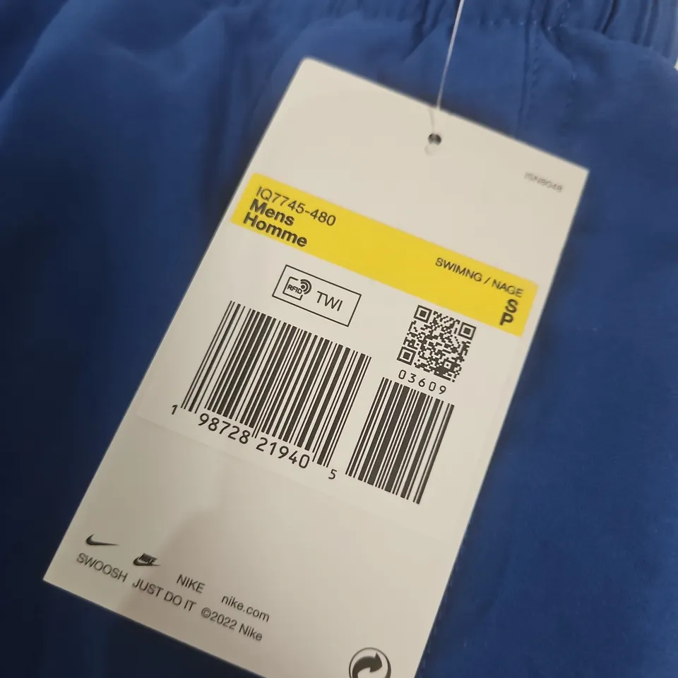 NIKE MEN'S SWIM SHORTS – BLUE, WITH TAG UK S