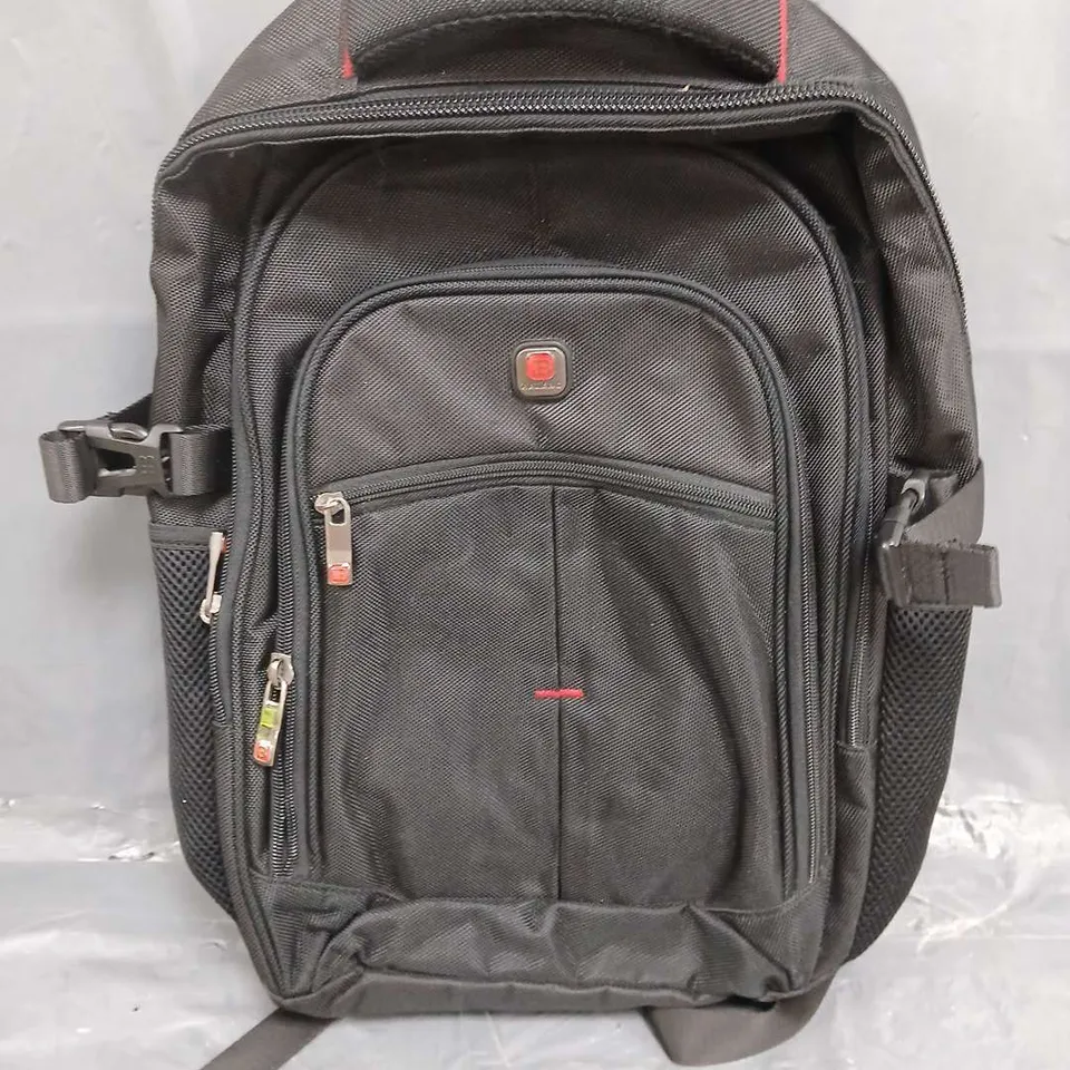 BALANG BACKPACK IN BLACK/RED