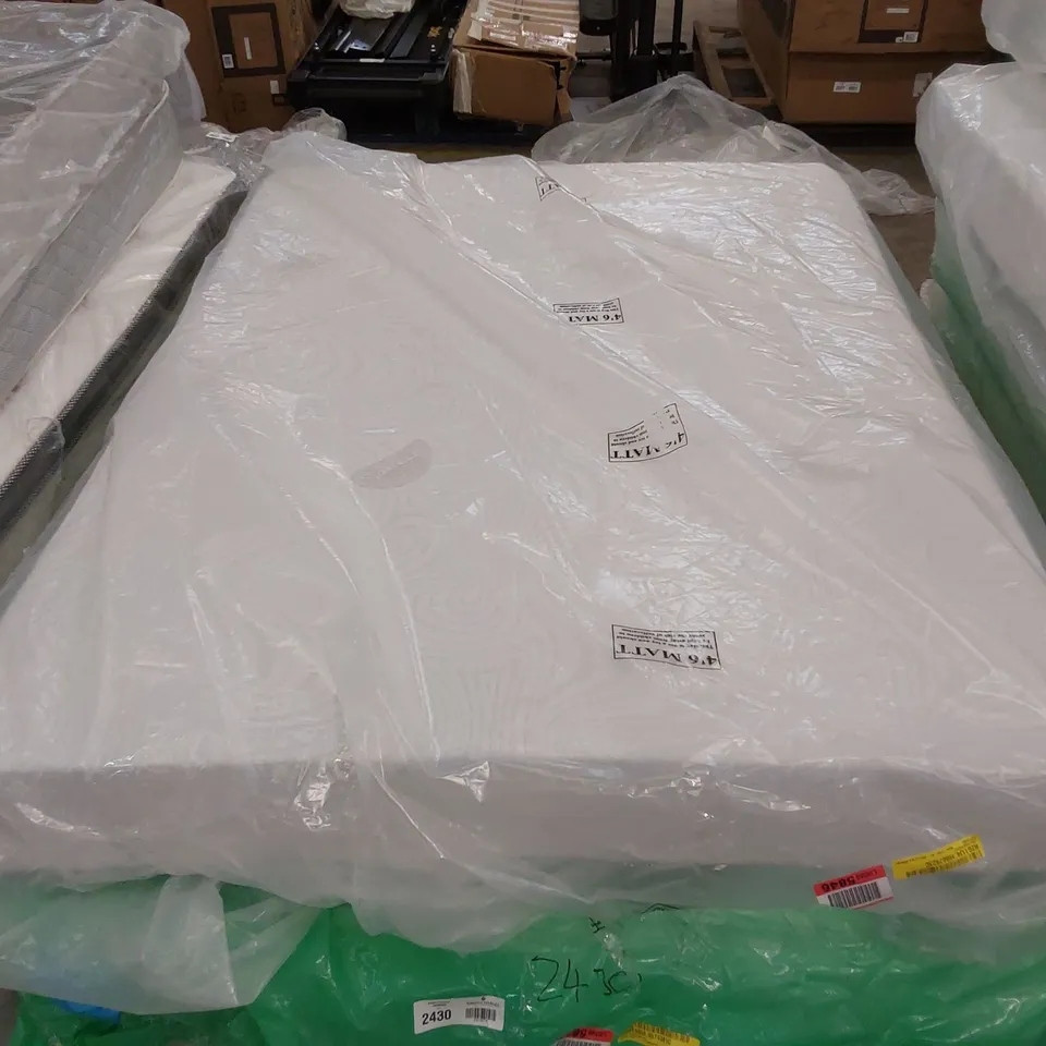 QUALITY BAGGED 4'6" LATEX FOAM MATTRESS 
