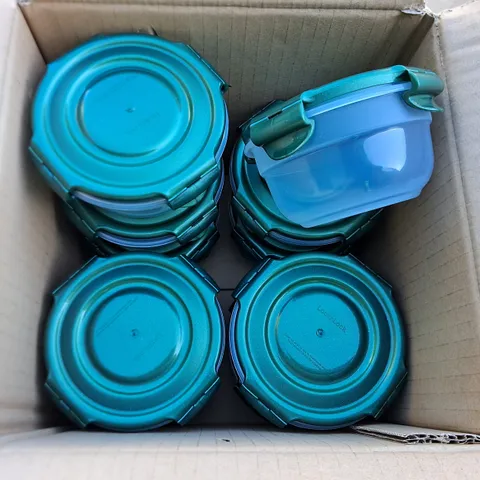 LOT OF 10 LOCK N LOCK FOOD STORAGE TUBS