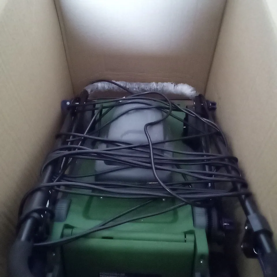 BOXED USED POWERBASE ELECTRIC ROTARY LAWNMOWER MEB1637E